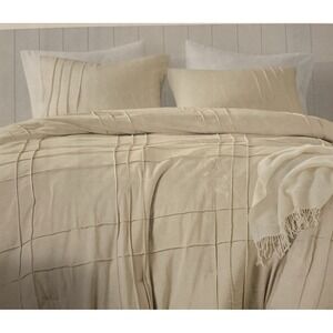 OEKO-TEX California King Beige 3-Pc Comforter Set w/ 2 King Shams NIB